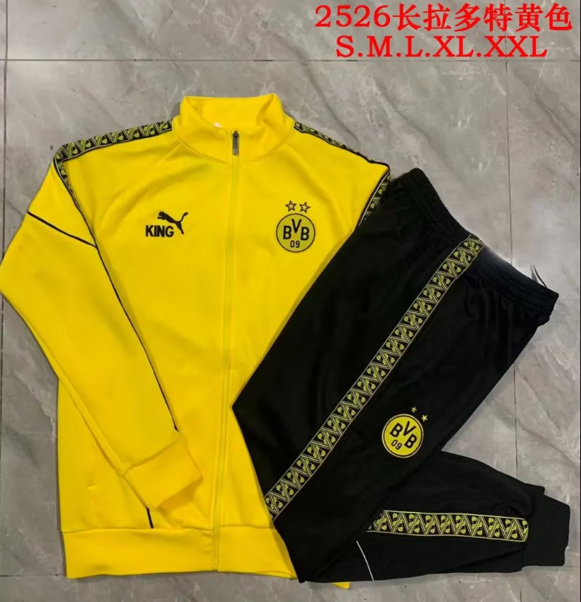 AAA Quality Dortmund 25/26 Tracksuit - Yellow